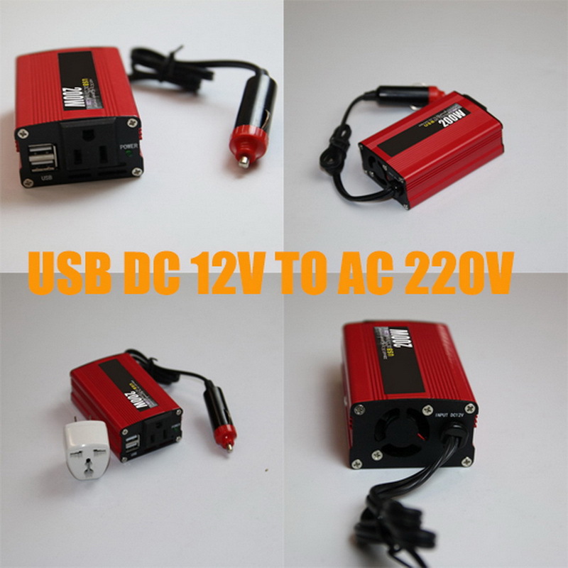 Inverter Dc/Ac For Car For Car Charger For Cigarette Lighter Usb Fast 150W Car Power Inverter Adapter Usb Charger