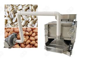 China Groundnut Peeler Nut Cutter Machine Half Peanut Separator 300-500 Kg / H Output factory