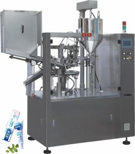 China High-Speed Automatic Hand Cream Filling Sealing Machine for Facial Cleanser Toothpaste factory