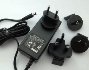 China interchangeable ac plug power supply 12V DC 2A adapter factory