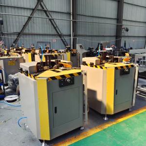 China Corner Crimping Machine 380V Aluminium Window Crimper Front Position Up And Down factory