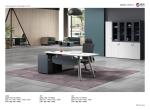 Modern Executive Office Desks Furniture 1800W X 1550D X 760H Mm 70kgs SGS