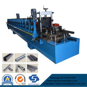 China High Speed Solar Photovoltaic Stents Stud Roll Forming Machine factory