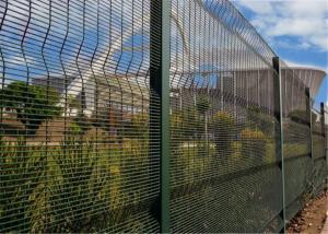 China ClearVu Fencing /358 Security Fencing Panels Mesh 12.70mm x 76.2mm Diameter 4.00mm HDG powder coated factory