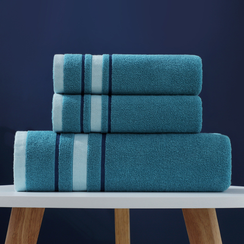Broken Towel Cotton Bath Set 32 Strands Soft and Absorbent with Embroidered Logo