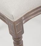 Solid Wood Upholstered Wedding Chair Customize for Commercial in Walnut/Natural