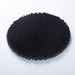 China Round Black Aluminum Honey Comb Louver 2mm Side Length factory