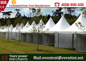 China Waterproof cover canopy pagoda party tent with transparent PVC window for luxury wedding factory
