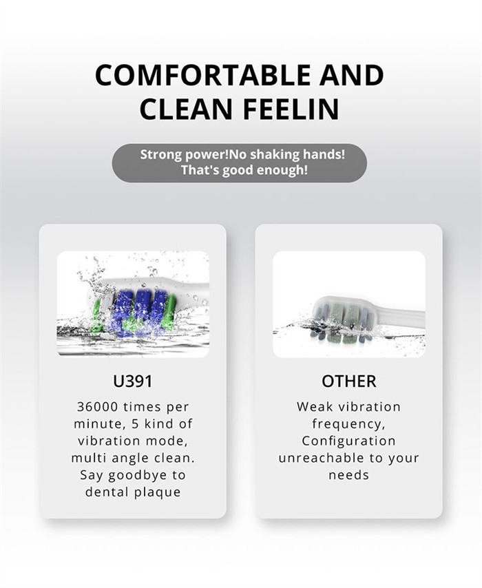 Portable Ipx7 Sonic Household Adult Electric Tooth Brush Electronic Toothbrush