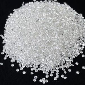 China Small Size Round Melee Moissanite 1.0 CT Per Pack with Color Play Optical Effects factory
