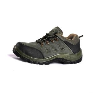 China Factory Resilient Kevlar Midsole and Lace-up Closure for Flyknit Protective Footwear Safety Shoes factory