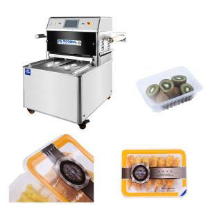 China Touch Screen Pneumatic MAP Packaging Machine , Vertical Vacuum Packaging Machine factory