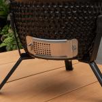 48*36*58cm Galvanized Portable Smoker Kamado Ceramic Grill with Lid and