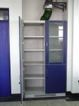 Anti Corrosion Biology Lab Furniture , White Medicine Cabinet With Automatic Fan