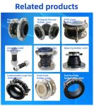 Stainless Steel Flange Rubber Single Ball Expansion Joints for Food Processing