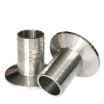 Sanitary 304 316L Stainless Steel Tri Clamp Hose Ferrule Fitting with Round Head