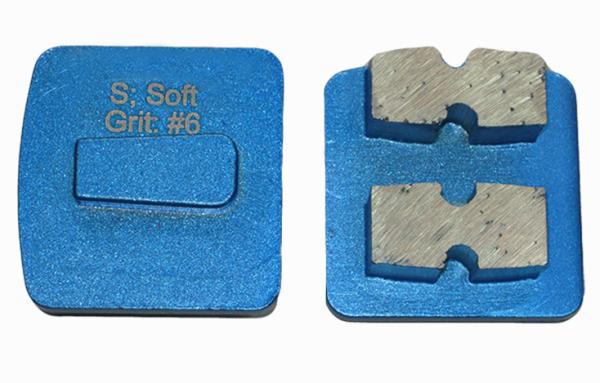 Concrete Floor Metal Abrasive Shoes Diamond Grinding Pads For Husqvarna Redi -
