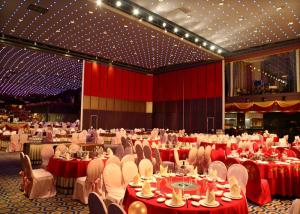 China Stackable Acoustic Partitions , Folding Internal Doors , Restaurant Movable Partitions factory