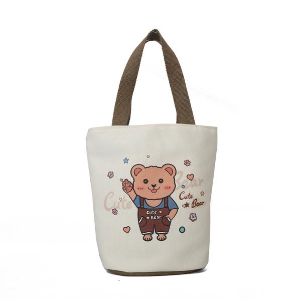 China Simple Canvas Handles Zipper Eco Canvas Bags Lightweight factory