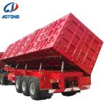 12000X2500X1500mm Steel Superlink Side Tipper Dump Trailer 60 Ton Tandem Dump