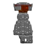 Hot sale Exterior Accessories skid steer quick attach engine skid plate for skid