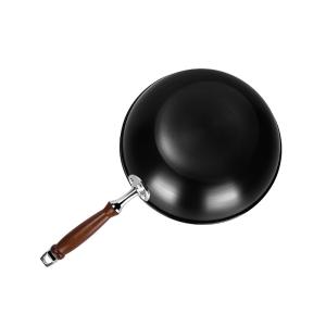 China 2.35kg Round Skidproof Kitchen Frying Pans Uncoated Chemical Free factory