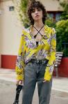 100% Silk 20MM China Yellow Rose Women Fashion Dress