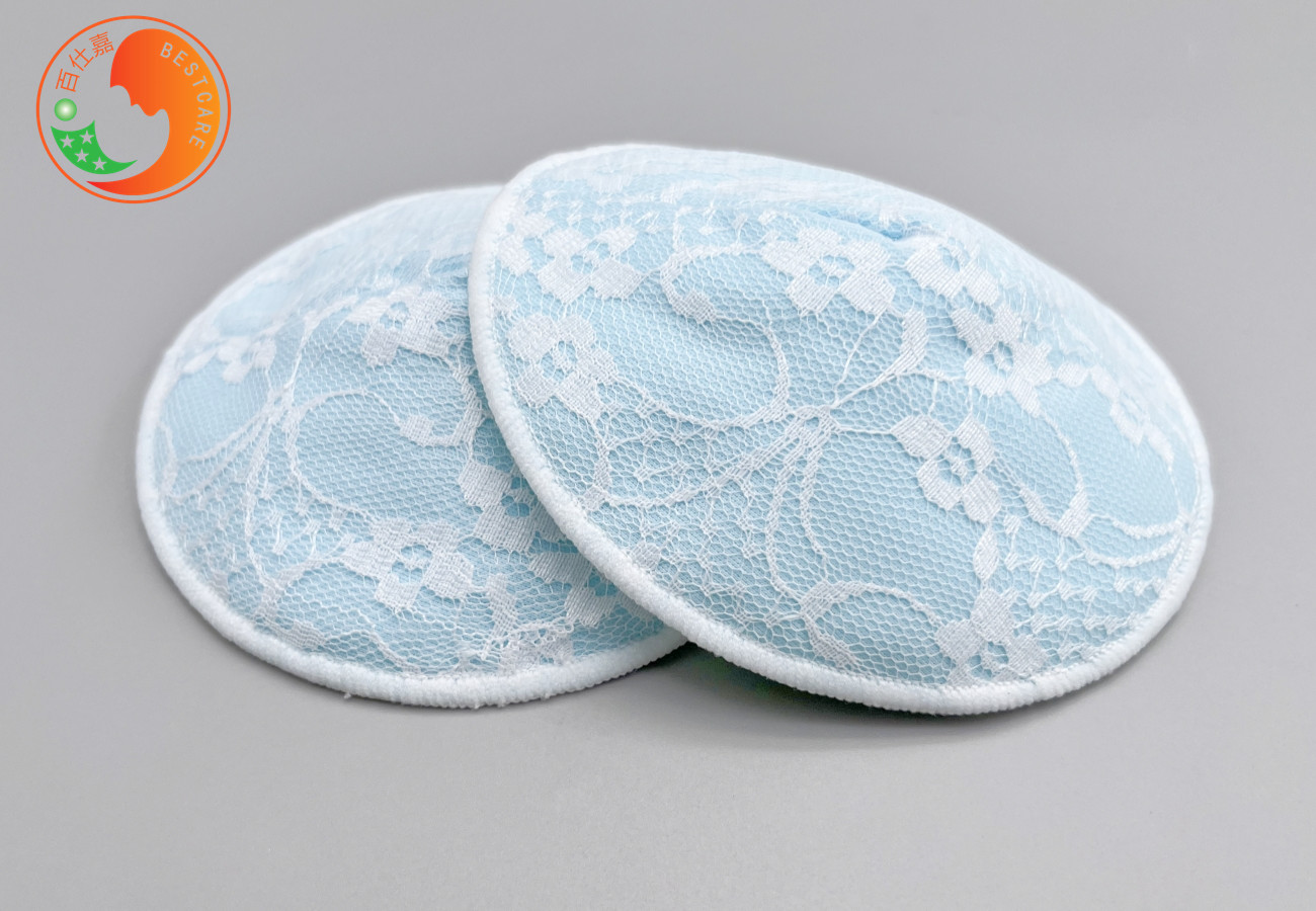 Lace Reusable Breast Pads Sensitive Skin Feminie Lacation Breathable Anti Bacterial Odor