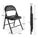 Outdoor Garden Wedding Party Banquet Events Stackable Pu Leather Metal Dining
