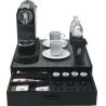 Buy cheap Hotel Guestroom Leather Coffee tea tray with Sachet Container holder from wholesalers