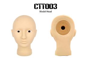 China Face Painting Permanent Makeup Practice Head , Soft Rubber 3D Head Model factory