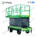 500Kg Hydraulic Lift Platform Scissor Lift For Working At Height 12 Meters Man