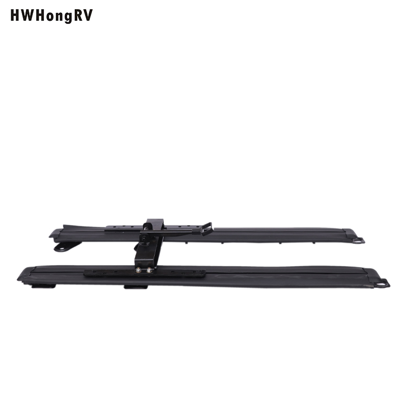 Motorhome rear seat inlaid floor slider track runner van recessed seat floor rail double lock car seat sliding with 100cm
