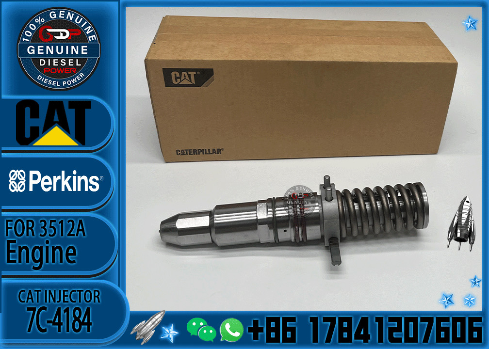 common rail injector Assy injector 6I-3075 7C-4184 0R-0906 engine components 6I3075 7C4184 0R0906 For Caterpillar 3500A