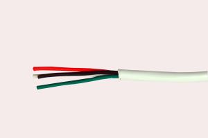 China CL3P 12 AWG Audio Cable ETL Listed Stranded Bare Copper CMP Rate White Jacket factory