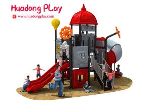 China Popular Outdoor Playground Slides , Backyard Garden Kids Play Equipment factory