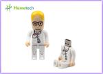 White Character USB Drives doctor Pendrive cartoon U Disk , 16gb Nurse memory