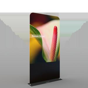 China Double sided Aluminum Exhibition Backdrop Stand tension fabric banner stand factory