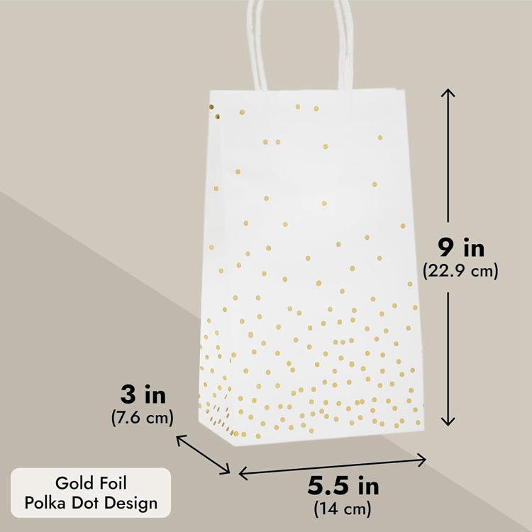 Business Shopping A5 Size Custom Logo Printed Kraft Paper Bag with Handmade Desig
