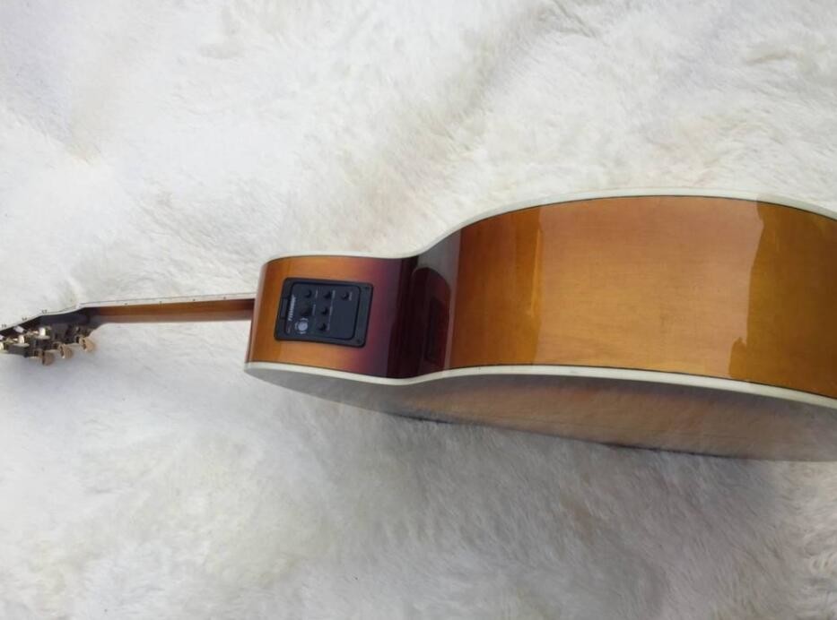 2018 tobacco sunburst GB200 acoustic guitar Tobacco GB G200 VS electric acoustic guitar Big Bridge Tobacco G200
