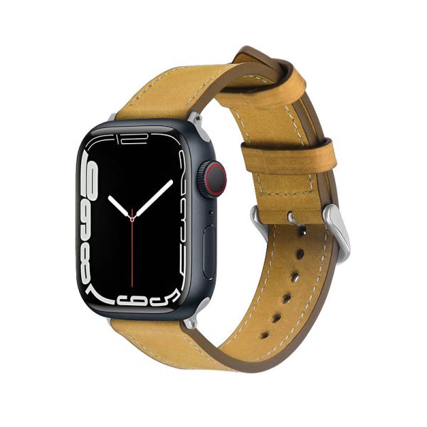Apple Watch Leather Look Band Bracelet for 38mm 40mm 42mm 44mm Series 7 6 SE 5 4