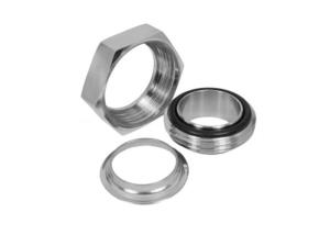 China 2 Inch Ss Sanitary Fittings RTJ Unions , T304 T316L Stainless Steel Clamp Fittings factory