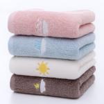 All-aged Customized Size Embroidery Logo Cotton Towel For Men Women Soft