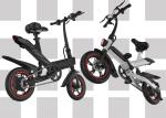 Professional Mini Foldable Electric Bike , Economical Lightweight Electric Road