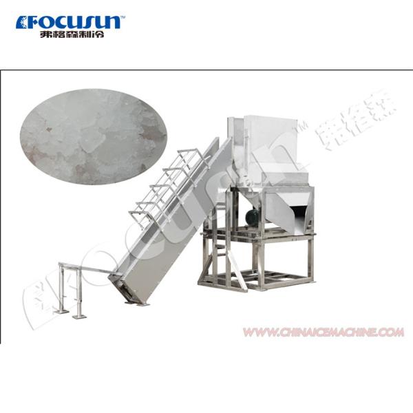 304 Stainless Steel Material 100kg/min Tube/Block Ice Crusher Machine Maker for