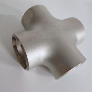 China 1 - 48 Inch 321 JIS Seamless Stainless Steel Tee Weld DIN2605 Cross Tee Pipe Fitting factory