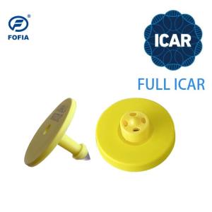 ISO11784/5 Unshared ICAR Code Electronic Ear Tags with BLE Reader and Animal ID Compatibility