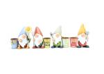 Gnome Planter Metal Yard Ornaments For Garden Outdoor Multiple Design