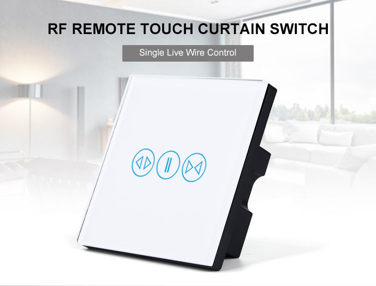 Smart Home Curtain Switch For Electric Curtain Roller Shutter Blind Motor With Remote Control Google&Alexa
