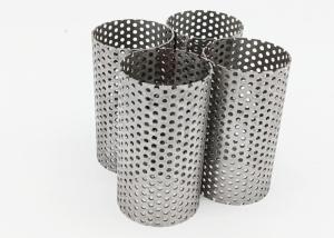 China Aperture 4mm Diameter 85mm Perforated Metal Pipe Height 153mm factory
